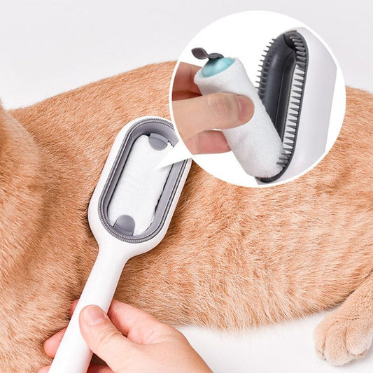 DoubleFaceBrosse™ | Brosse pour chats & chiens - Bonheur de minet